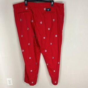 Pennington & Bailes NC State Wolfpack Red Stadium Pants Size 44